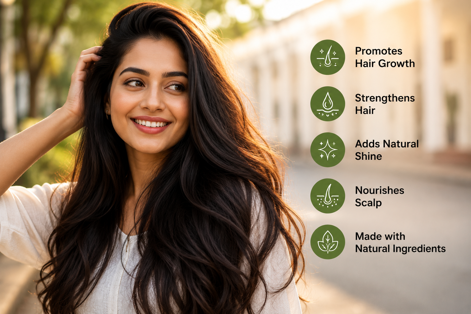 FoliPrime Healthy Hair Transformation Lifestyle Image